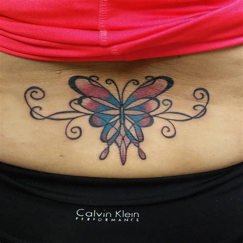 Butterfly Tramp Stamp Tattoo • Arm Tattoo Sites