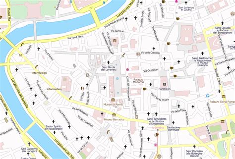 Piazza Navona -Stadtplan mit Satellitenbild und Unterkünften von Rom