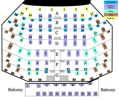 Find Your Perfect Seat | Arizona Broadway Theatre Seating Map