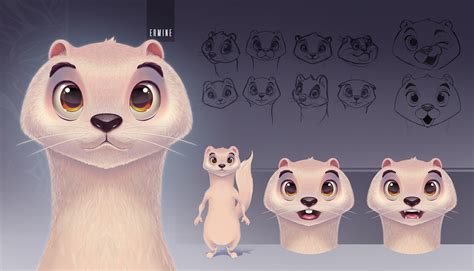 Ermine on Behance