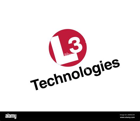 L3 Technologies, rotated logo, white background Stock Photo - Alamy