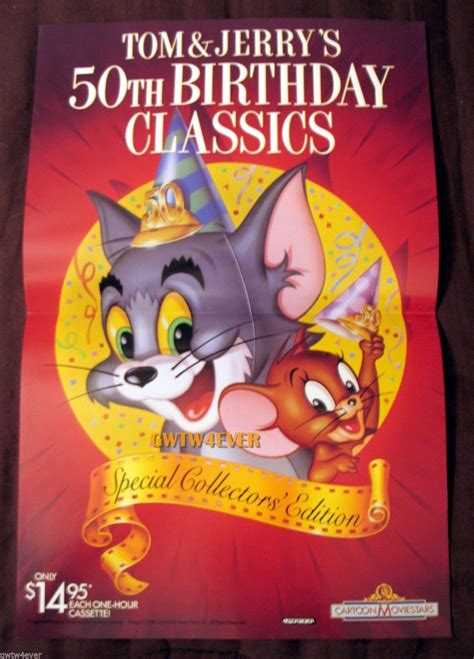 Image - Tom and jerrys 50th birthday classics poster.JPG | Tom and Jerry Wiki | FANDOM powered ...