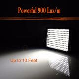 Foto&Tech Dimmable 160 LED Panel Video Light+Magic Arm/3 Filters/Case