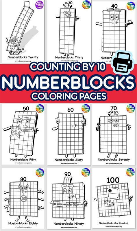 Get Numberblocks 7 Coloring Pages Pictures - Coloring for kids