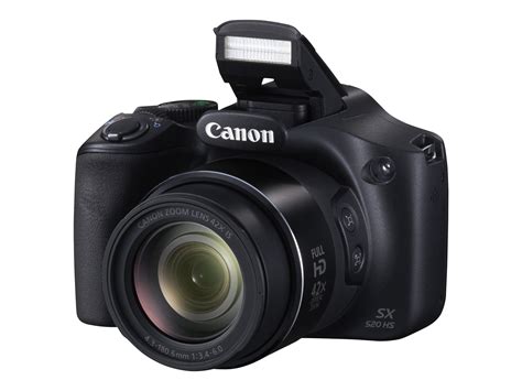Canon SX520 HS 16MP 42x Opt Zoom 1080p Full HD Digital Camera – Black – Walmart Inventory ...