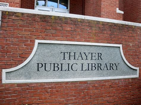 Celebrating 150 Years Of Braintree's Thayer Public Library | Braintree, MA Patch