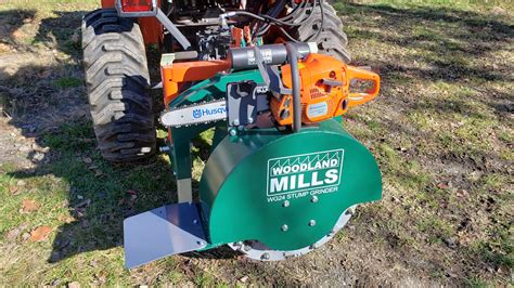 PTO driven stump grinder for small tractors | OrangeTractorTalks - Everything Kubota