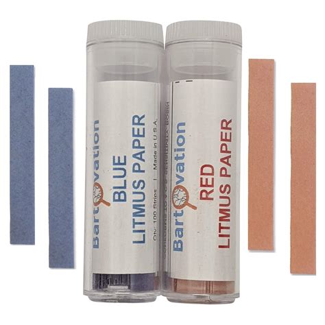 Buy Rooi en blou Litmus Paper Suur / Base pH-aanwyser Strips Combo Pack met 200 strokies ...