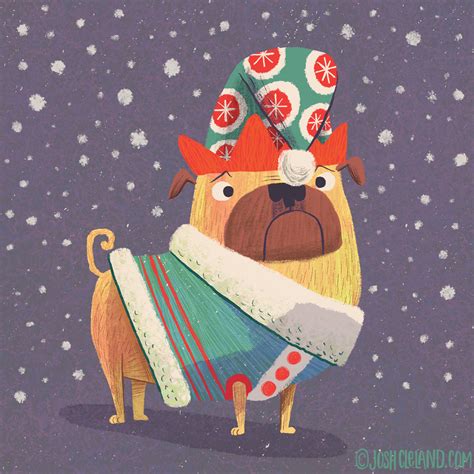 Dogs in Christmas sweaters on Behance