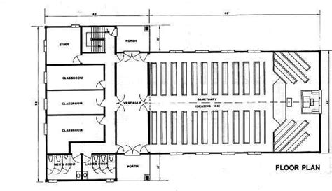 Small Church Floor Plan Designs - Modern Home Plans