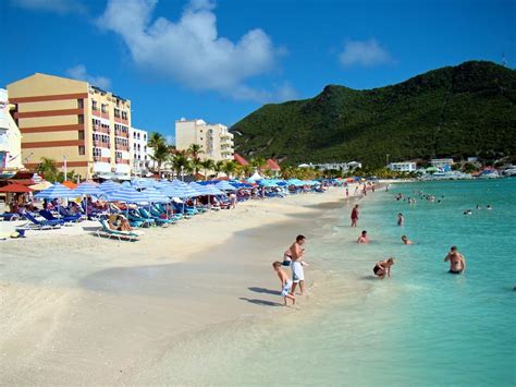 Ah the beach at Philipsburg (St. Maarten-Dutch side)...not crowded when ...