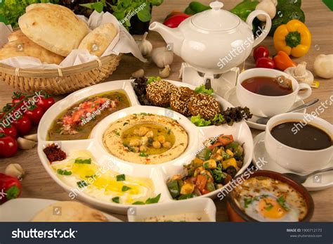 Full Set Lebanese Breakfast Stock Photo 1900712173 | Shutterstock