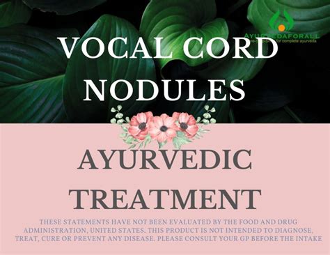 VOCAL CORD NODULES – Ayurvedic Treatment, Diet, Exercises, Research Papers, Yoga & Pranayama ...