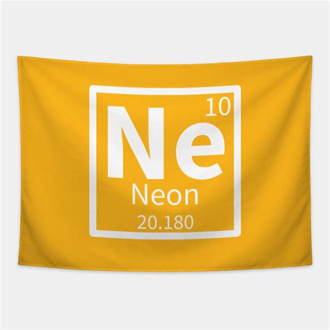 Neon — Periodic Table Element 10 - Neon - Tapestry | TeePublic