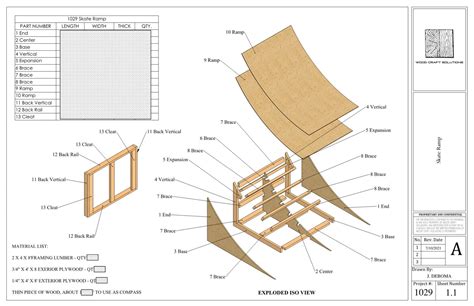 Skate Ramp Plans - Etsy