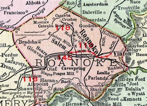 Exploring The Map Of Roanoke Va: A Comprehensive Guide - Map Of The Usa