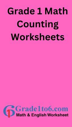 37 Best Grade 1 Math Worksheets ideas in 2024 | singapore math, math worksheets, 1st grade math ...