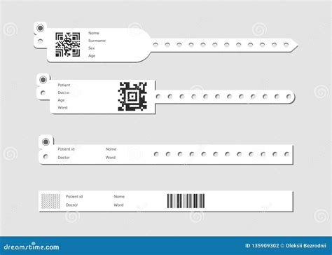 Hospital Wristband Template | TUTORE.ORG - Master of Documents