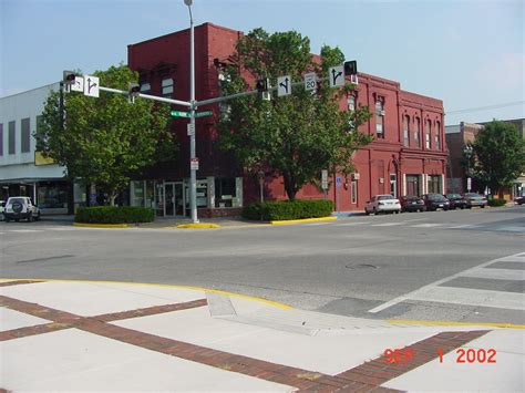 The square in Kirksville, MO. Spent a weekend with my college roommate ...