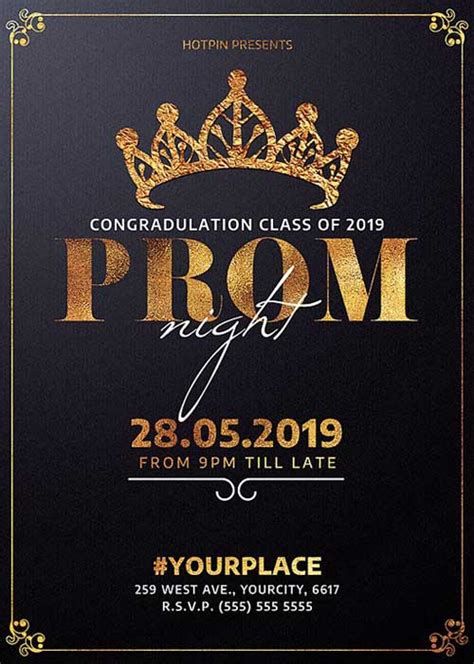 Prom Poster Template Free