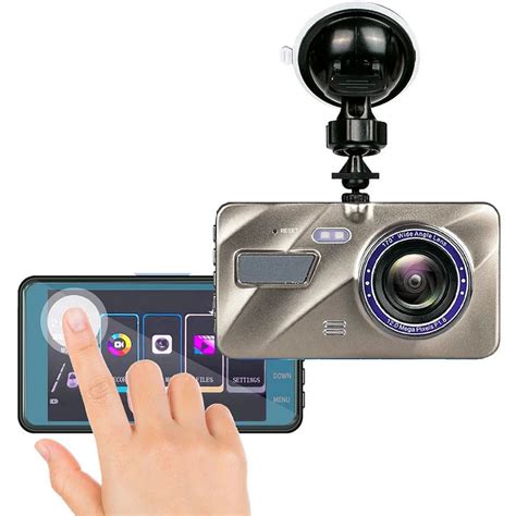 Wireless Front And Rear Dash Cam Dashboard Camera For Car With Night ...