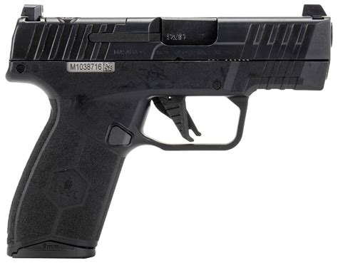 IWI M9SLIM13 Masada Slim 9mm 12+1 Semi-Auto Compact Pistol, Black, Modular Design, Optic Ready ...