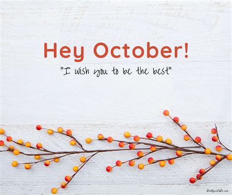 Hello October Images for Facebook, Instagram Post, Cover Photo