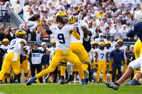 What is J.J. McCarthy’s NFL Draft stock? Michigan QB has quiet day in ...