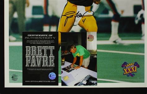 Brett Favre Signed Packers Super Bowl XXXI Celebration 16x20 Photo ...