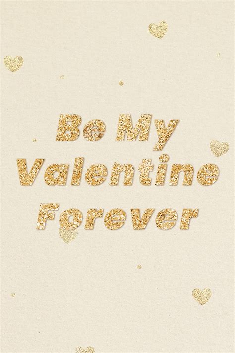 Be my valentine forever word | Free Photo - rawpixel