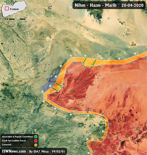 Map: Ansar Allah Heavy Attacks On Maas Base - Islamic World News