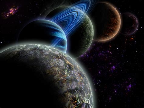 Download wallpaper 1600x1200 planets, galaxy, stars, space, universe ...