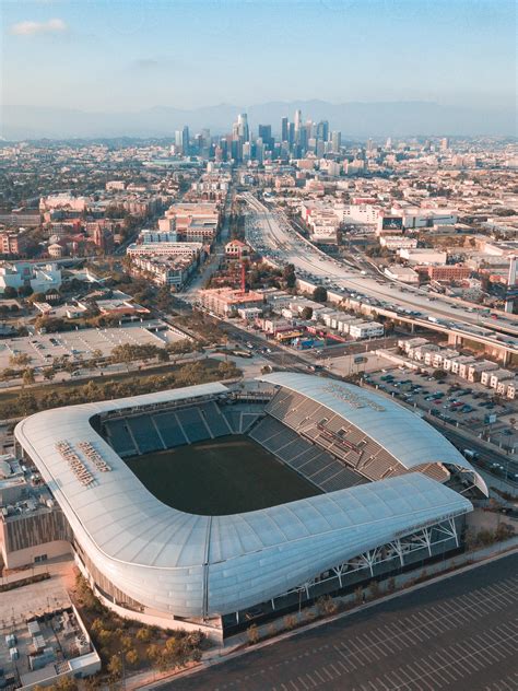 LAFC Stadium & DTLA | Los Angeles [OC] : r/CityPorn