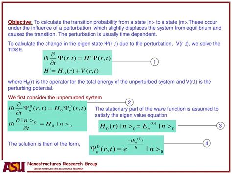 PPT - Time-Dependent Perturbation Theory PowerPoint Presentation, free ...