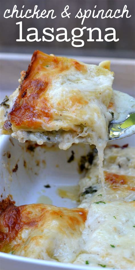 Chicken and Spinach Lasagna | Good in the Simple