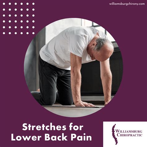 Stretches for Lower Back Pain — Williamsburg Chiropractic