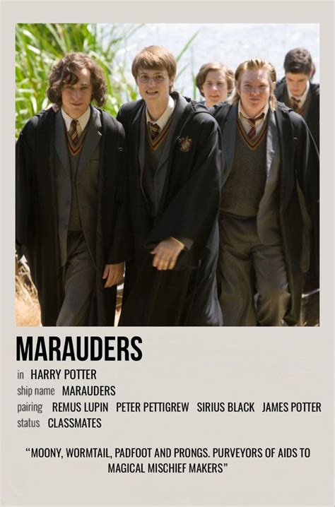 marauders in 2021 | The marauders, Harry potter movie posters, Harry potter poster