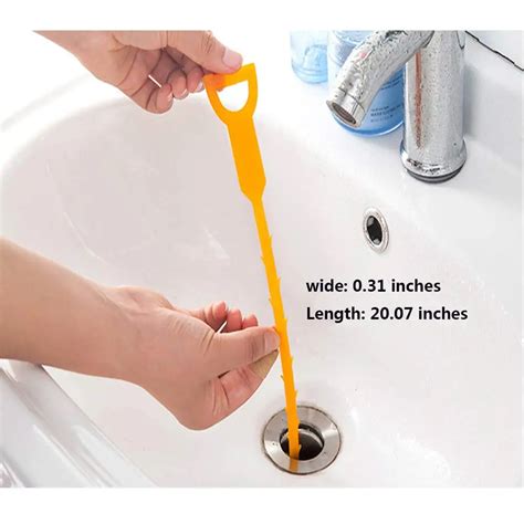 Drain Clog Remover Safety Sink Drain Hair Removal Tool For Sink Tub ...