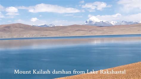 Tibet - Kailash Parvat - Mount Kailash Darshan from Lake Rakshastal ...