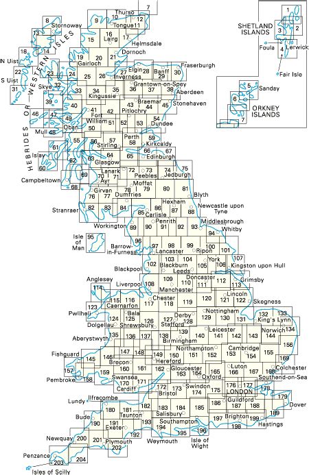 Ordnance Survey Maps - Landrangers