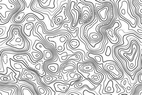 Seamless pattern topographic map background. Vector illustration ...