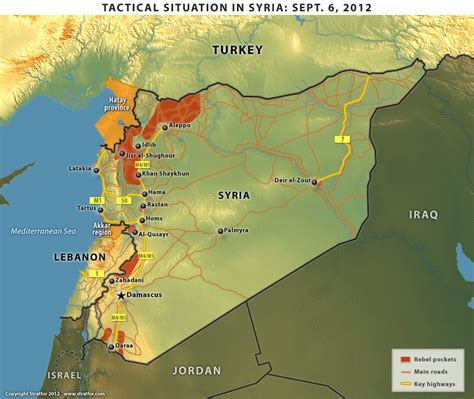 arthur zbygniew: syria conflict map september 2012