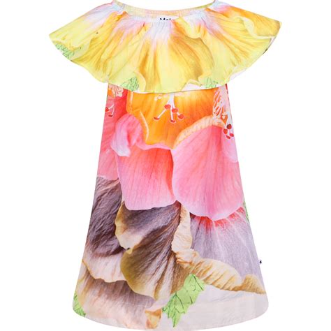 Molo Hibiscus Print Dress | BAMBINIFASHION.COM