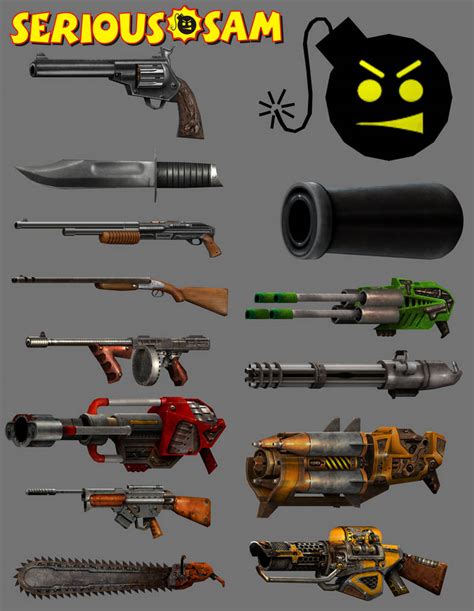 Serious Sam (Weapons) by Maxdemon6 on DeviantArt