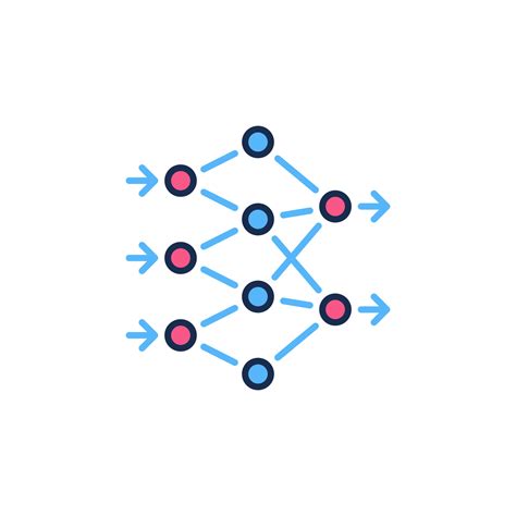 Artificial Neural Networks vector concept colored icon 22821429 Vector ...