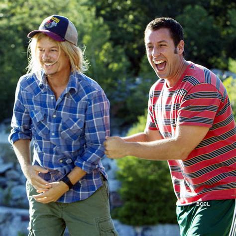 David Spade and Adam Sandler in a still from the Hollywood comdey film ...