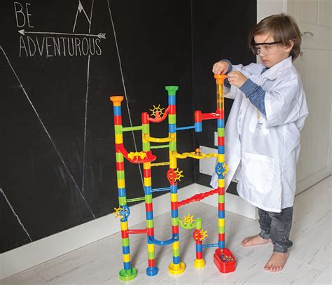 Marbulous Marble Run (100 pieces - 80 pieces, 20 marbles) | EduShape