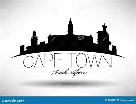 Vector Graphic Design of Cape Town City Skyline Stock Vector ...