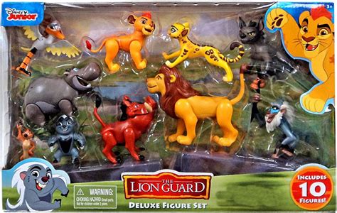 Disney The Lion Guard The Lion Guard Deluxe Exclusive Figure 10-Pack ...