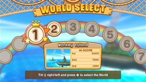 Screenshot of Super Monkey Ball: Banana Blitz (Wii, 2006) - MobyGames